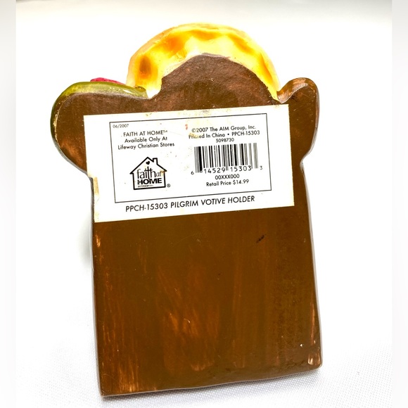 Faith at Home Harvest Pilgrim Couple Resin Decorative Tabletop Figurine - Picture 9 of 13